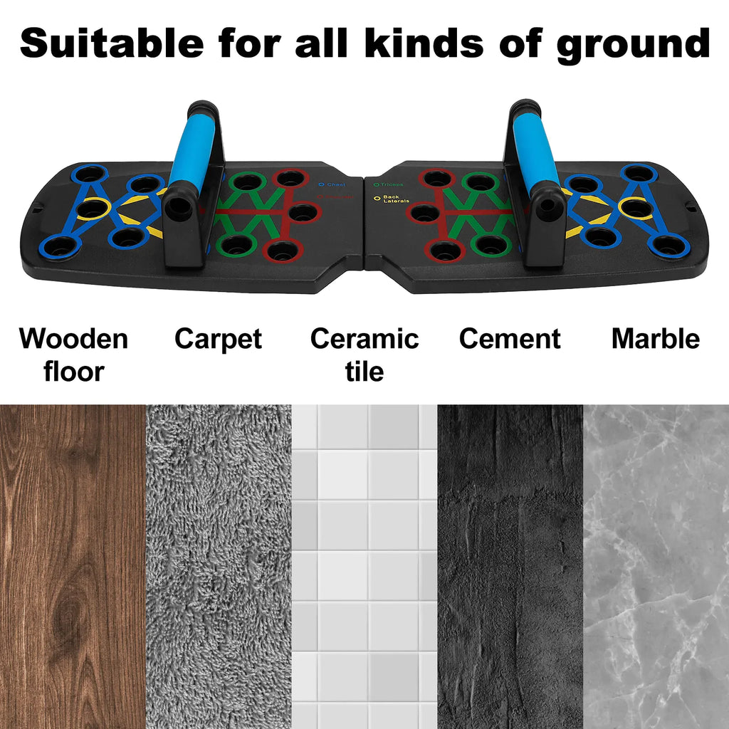 28 in 1 Push Up Rack Board System Fitness Workout Train Home Gym Exercise Stands